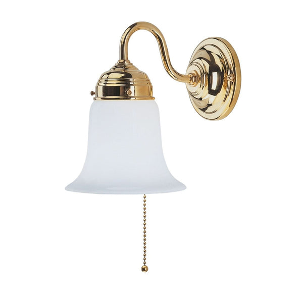 Applique murale Sibille en laiton, blanc, 40 W, modèle 2