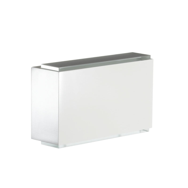 Applique murale LED 23015 3000K 18cm en verre, blanc, hauteur 10,5 cm