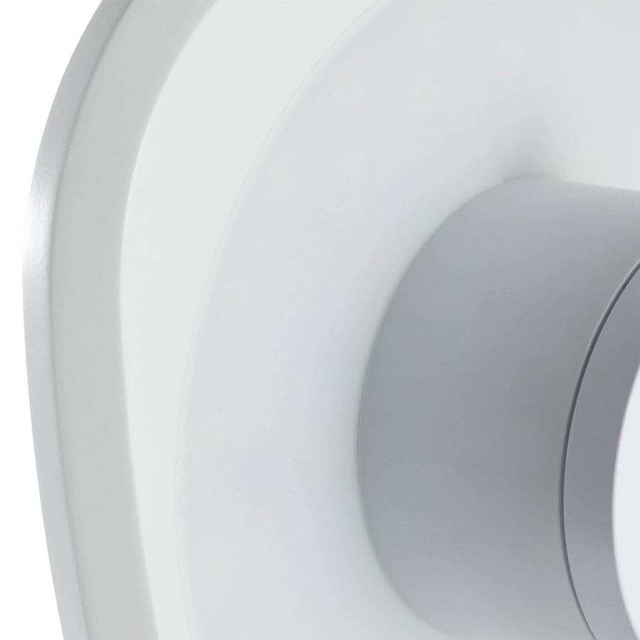 Applique murale LED Tria 02 en aluminium, blanc, hauteur 19 cm