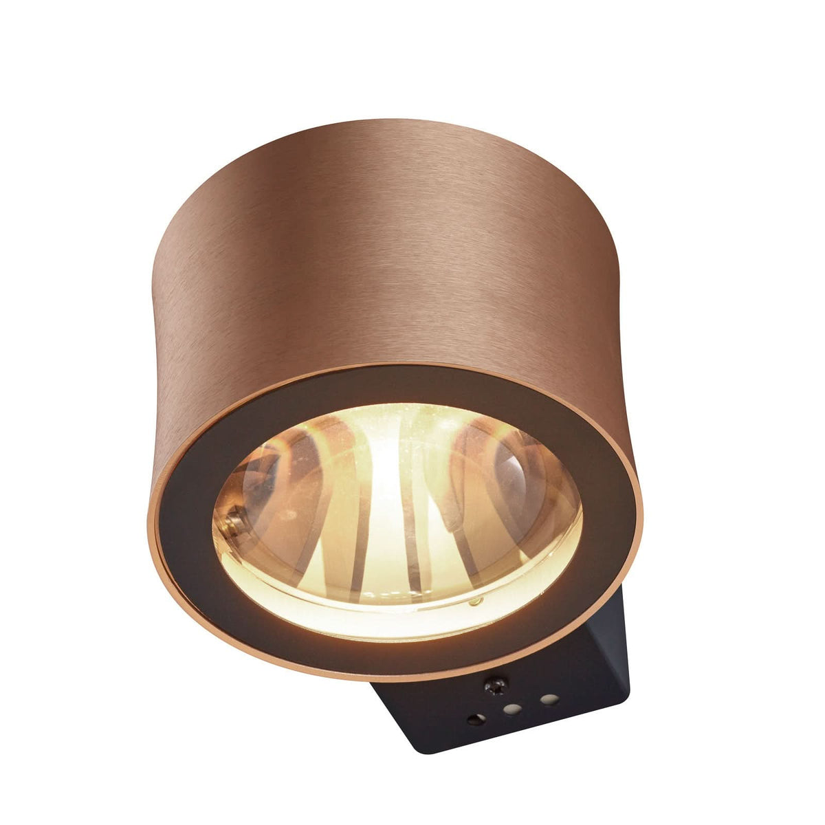 Applique murale LED Impulse en verre, rosé, Ø 12 cm