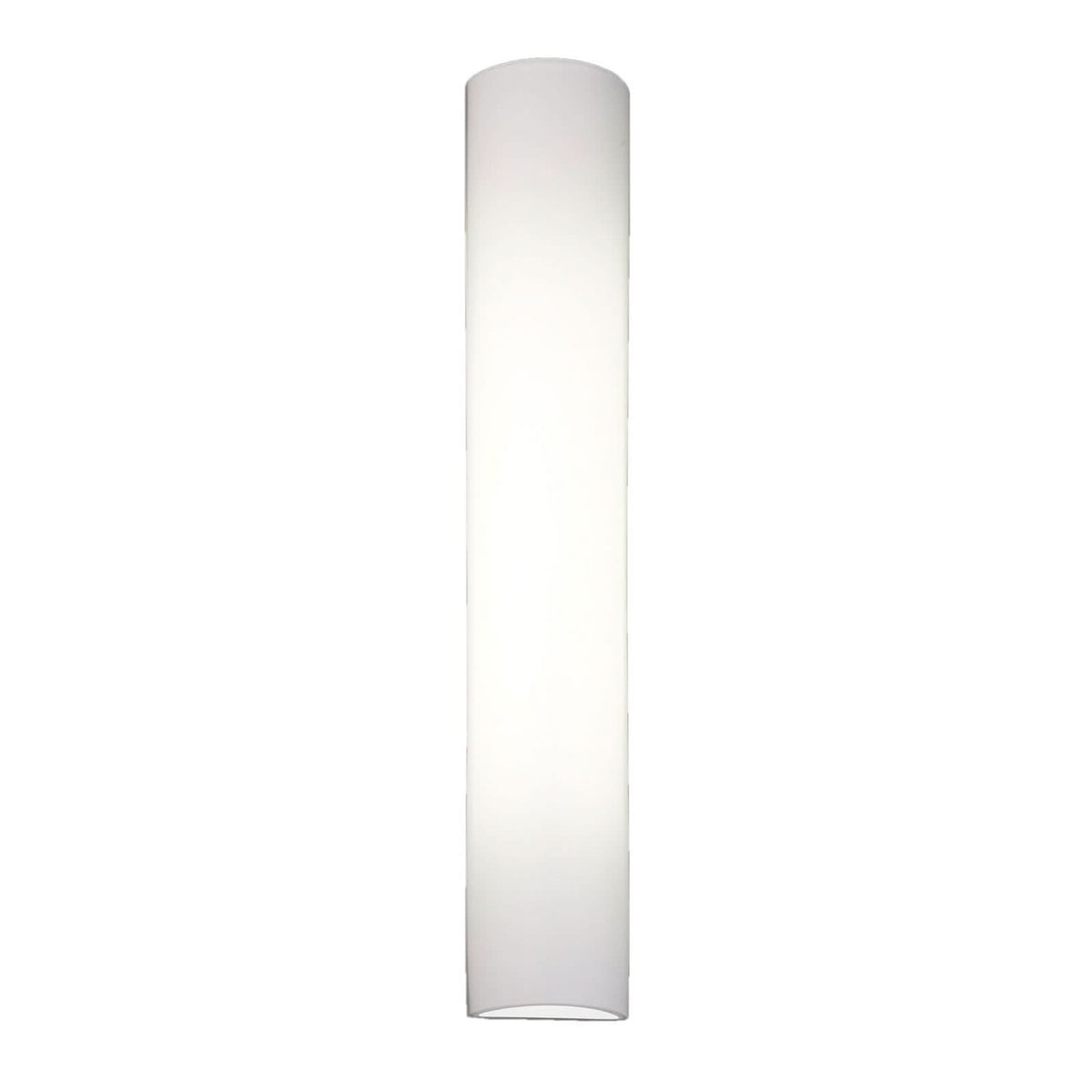 Applique murale LED Cromo en verre, blanc, hauteur 40 cm