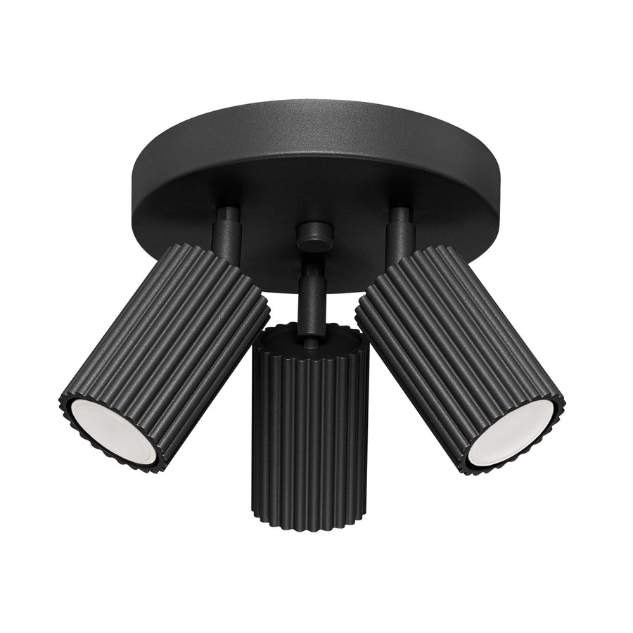 Plafonnier KARBON 3P Noir