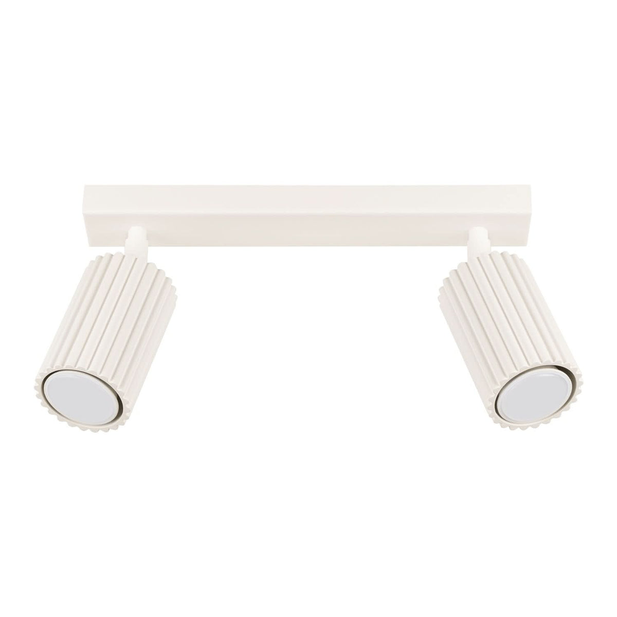 Plafonnier KARBON 2 2 feux Beige