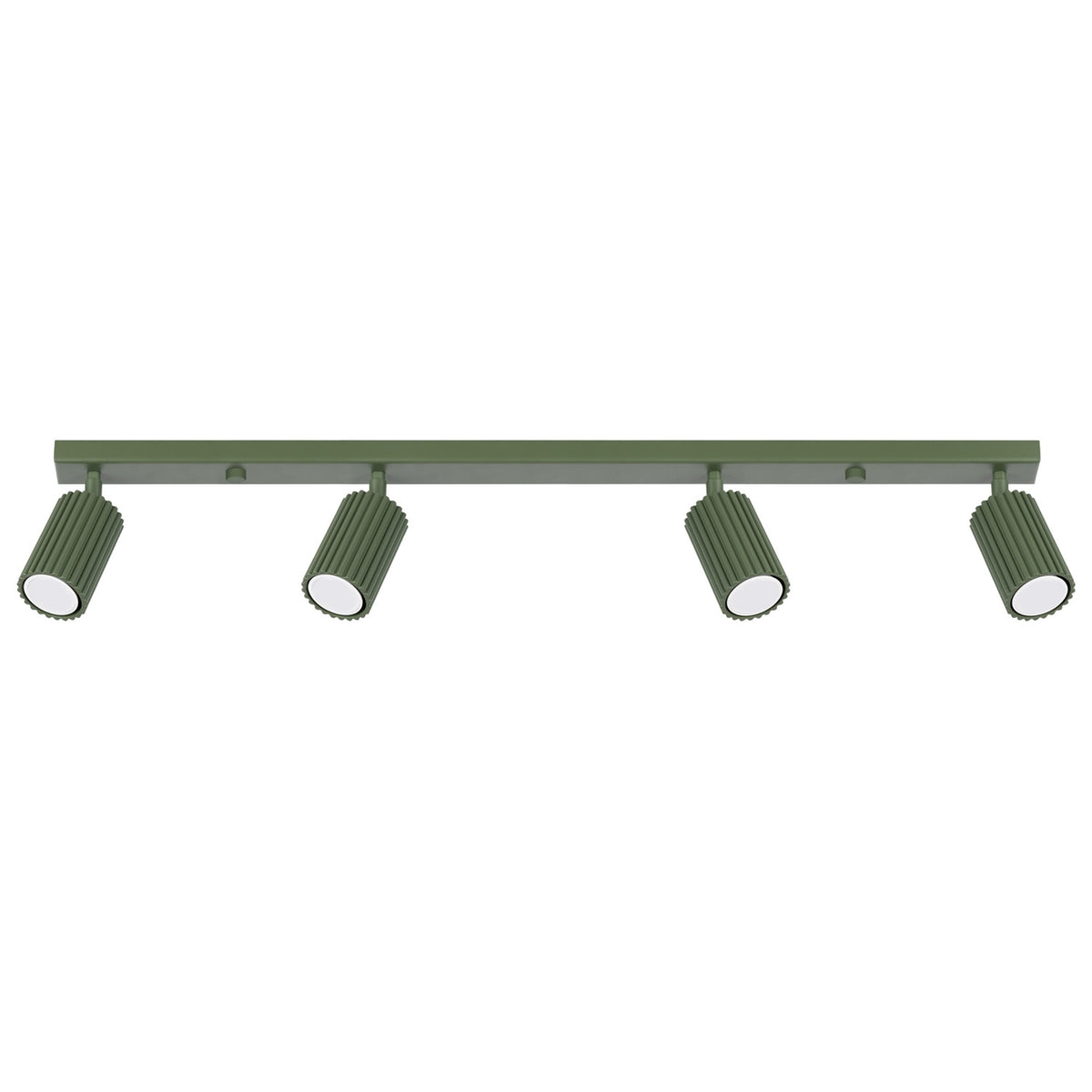 Plafonnier KARBON 4L brun Vert olive
