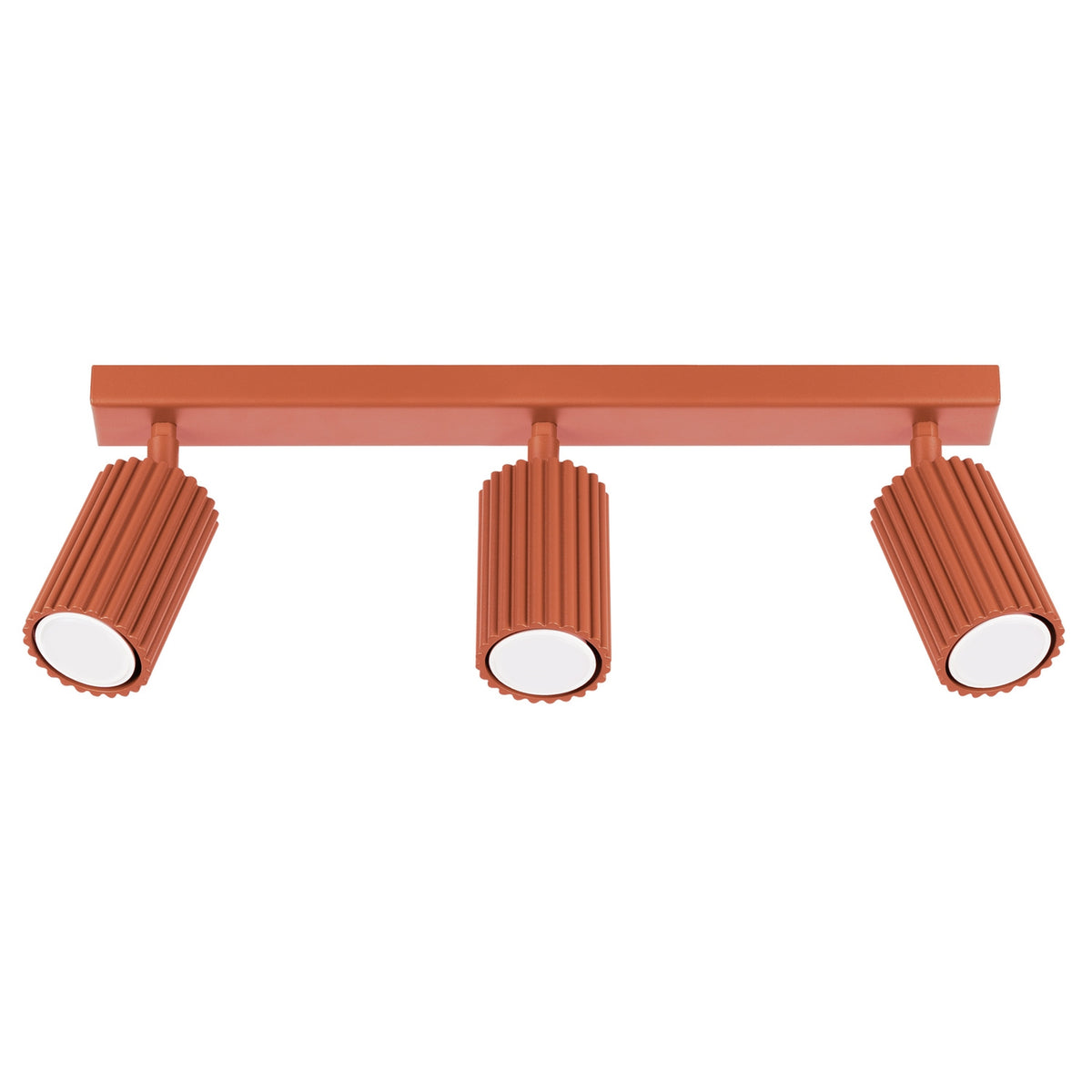 Plafonnier KARBON 3L Ocre rouge