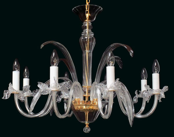 EL450800 clear glass chandelier