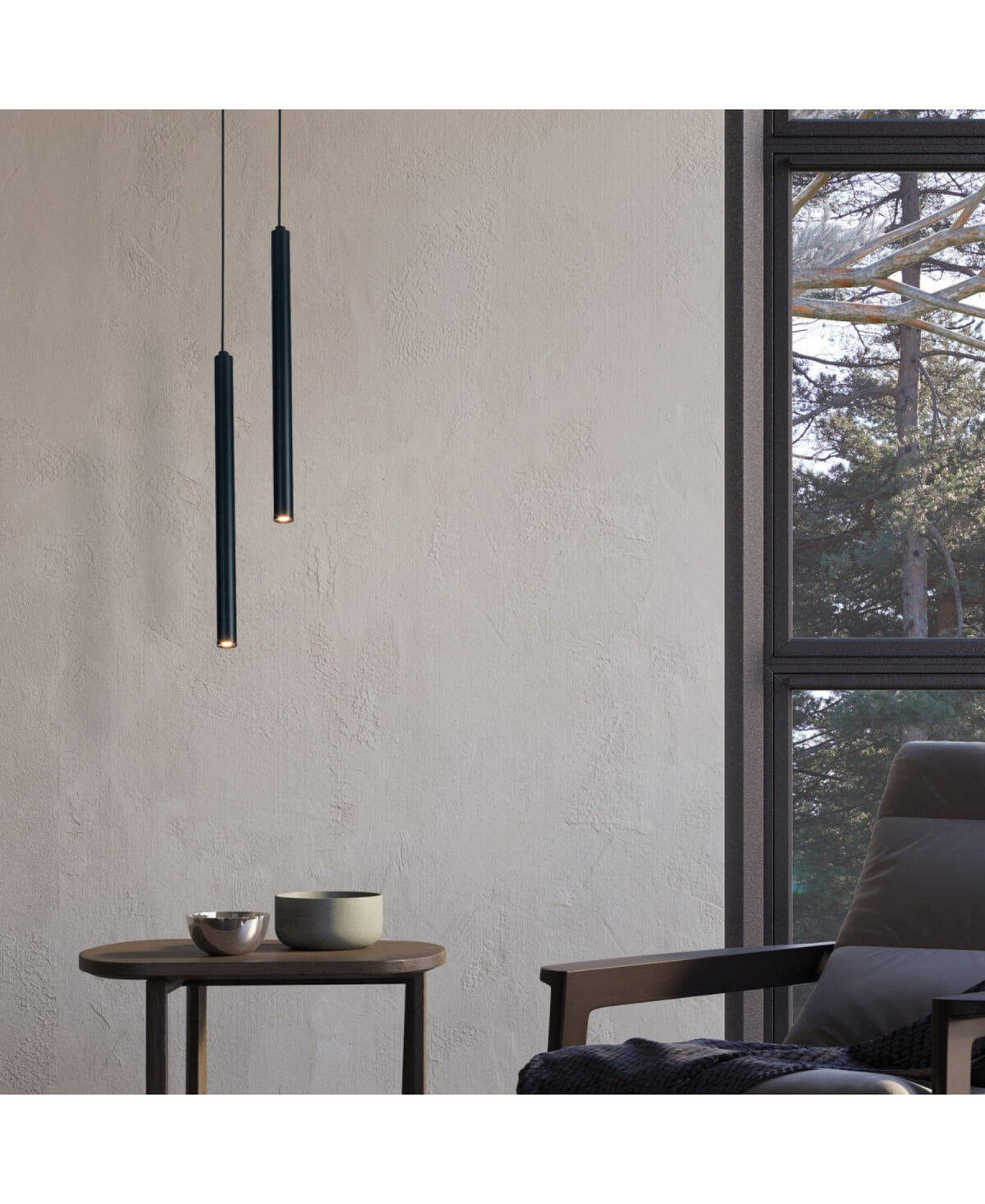 Suspension ZAMBELIS D18 3W DESIGN Noir Mat 17009