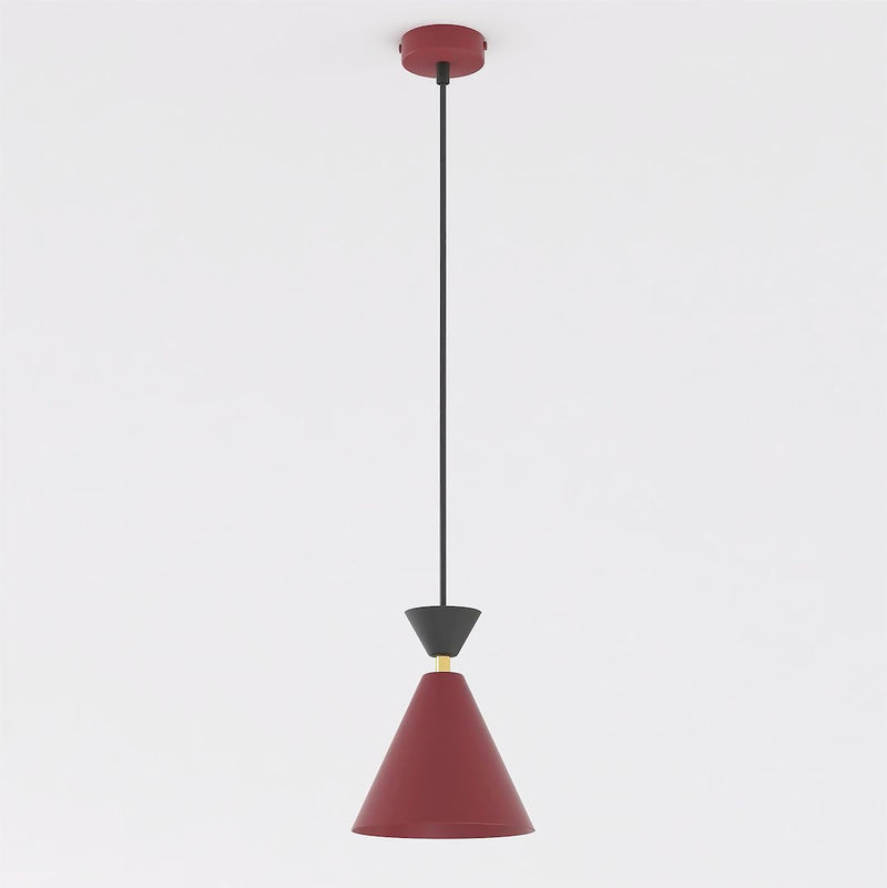 Suspension Klever bordeaux et noire