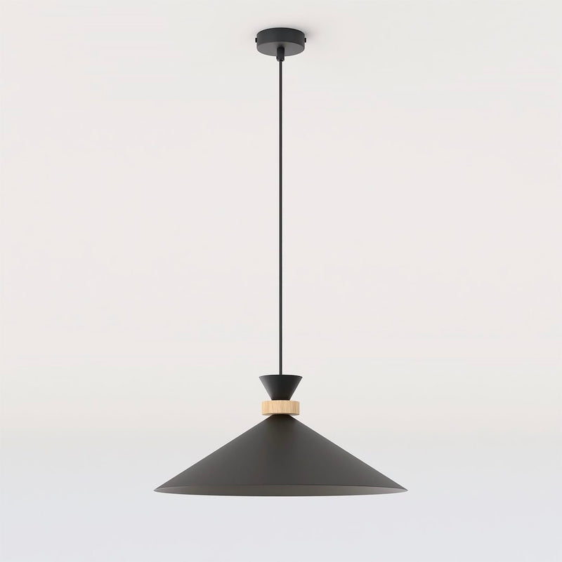 Suspension Olivo noire, H 40 cm