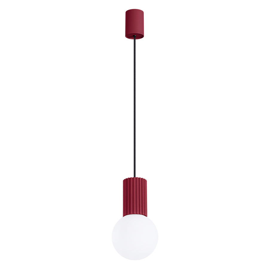 Lampe pendante HALO 1 Bordeaux