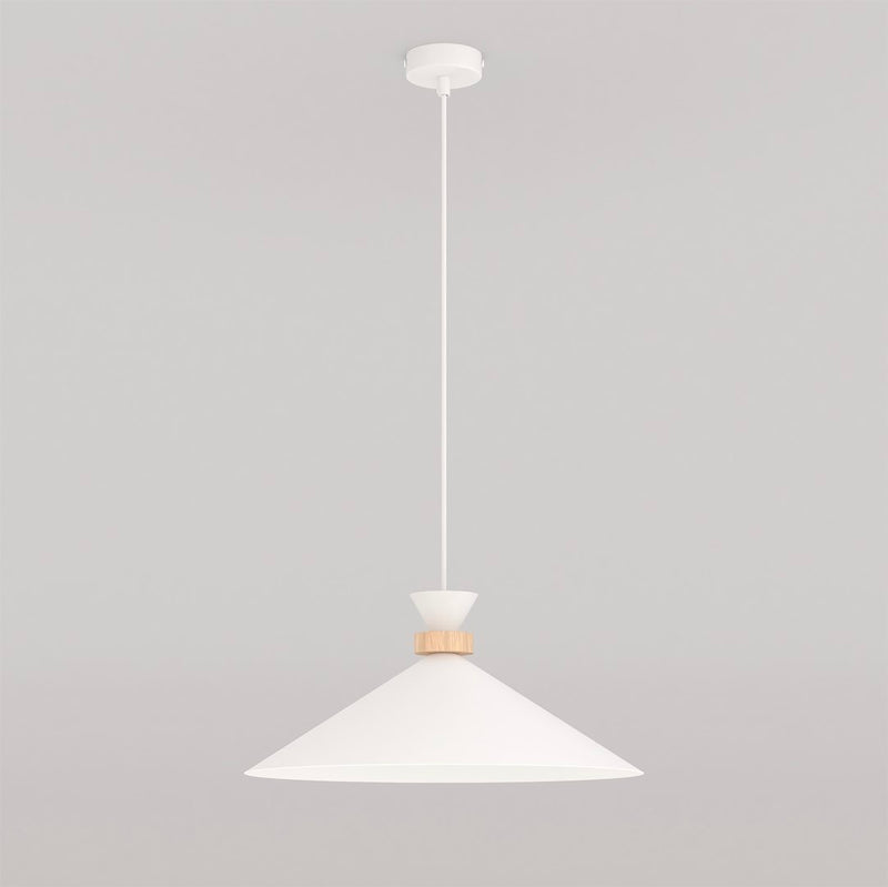 Suspension Olivo blanche, H 40 cm