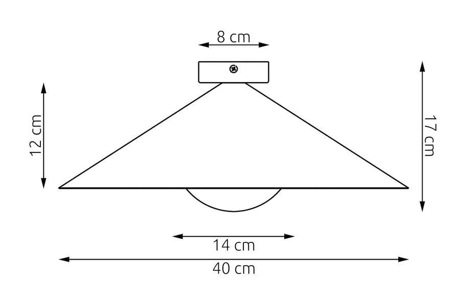 Plafonnier Mono blanc, verre blanc