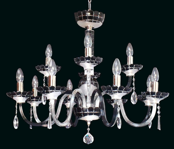 Glass chandelier 418