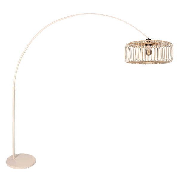 Breeza-Beache cream floor lamp