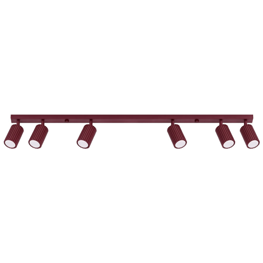 Plafonnier KARBON 6L Bordeaux
