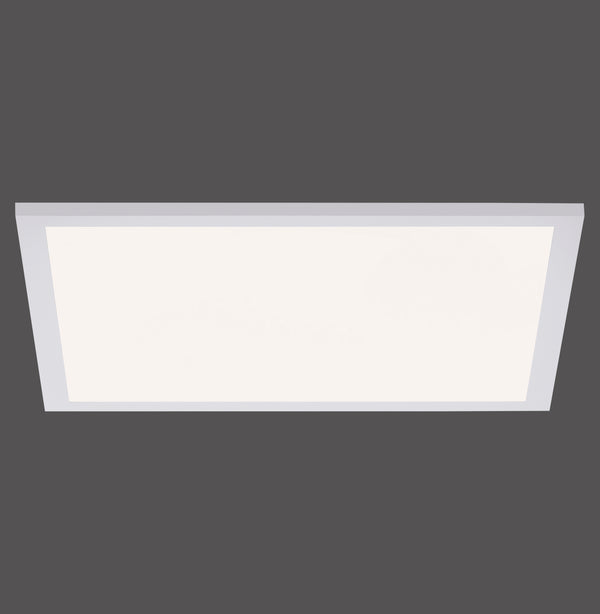 Plafonnier Flat blanc, L 45 cm