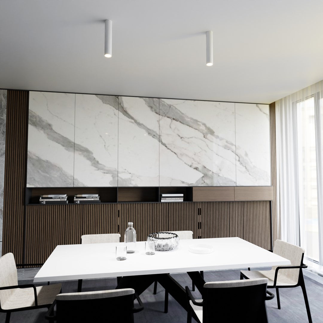 White Tecno ceiling light