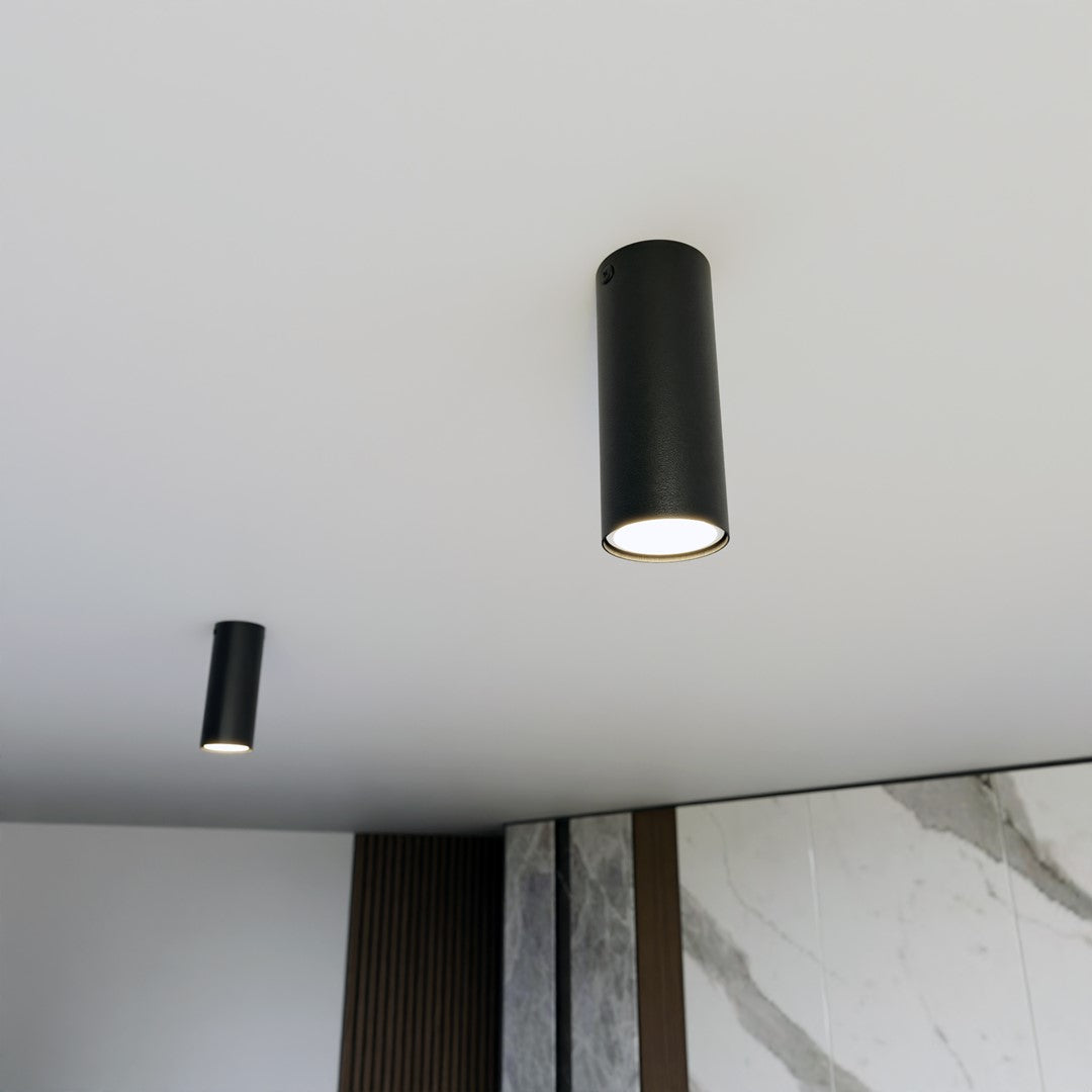 Tecno 1-light spotlight black, size S