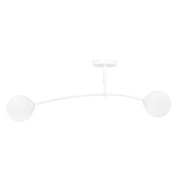 Pregos 2-light white pendant light