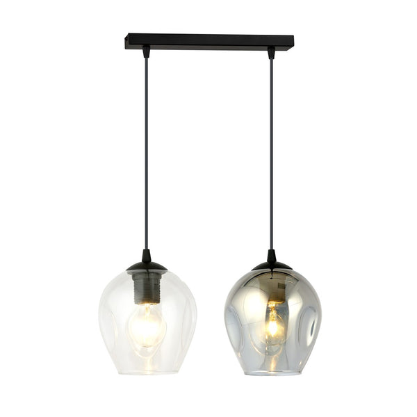 Istar 2-light black pendant light