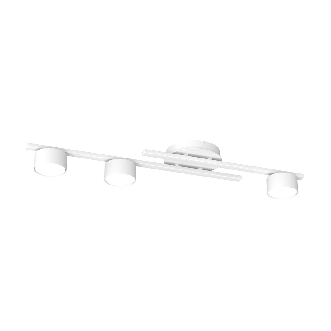 Fragment 3-light ceiling light white