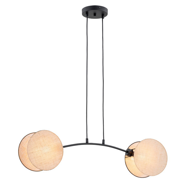 2-light pendant light, natural