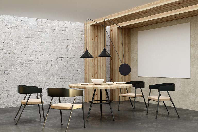 Abramo 2-light black pendant light