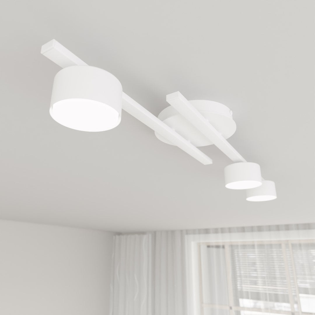 Fragment 3-light ceiling light white