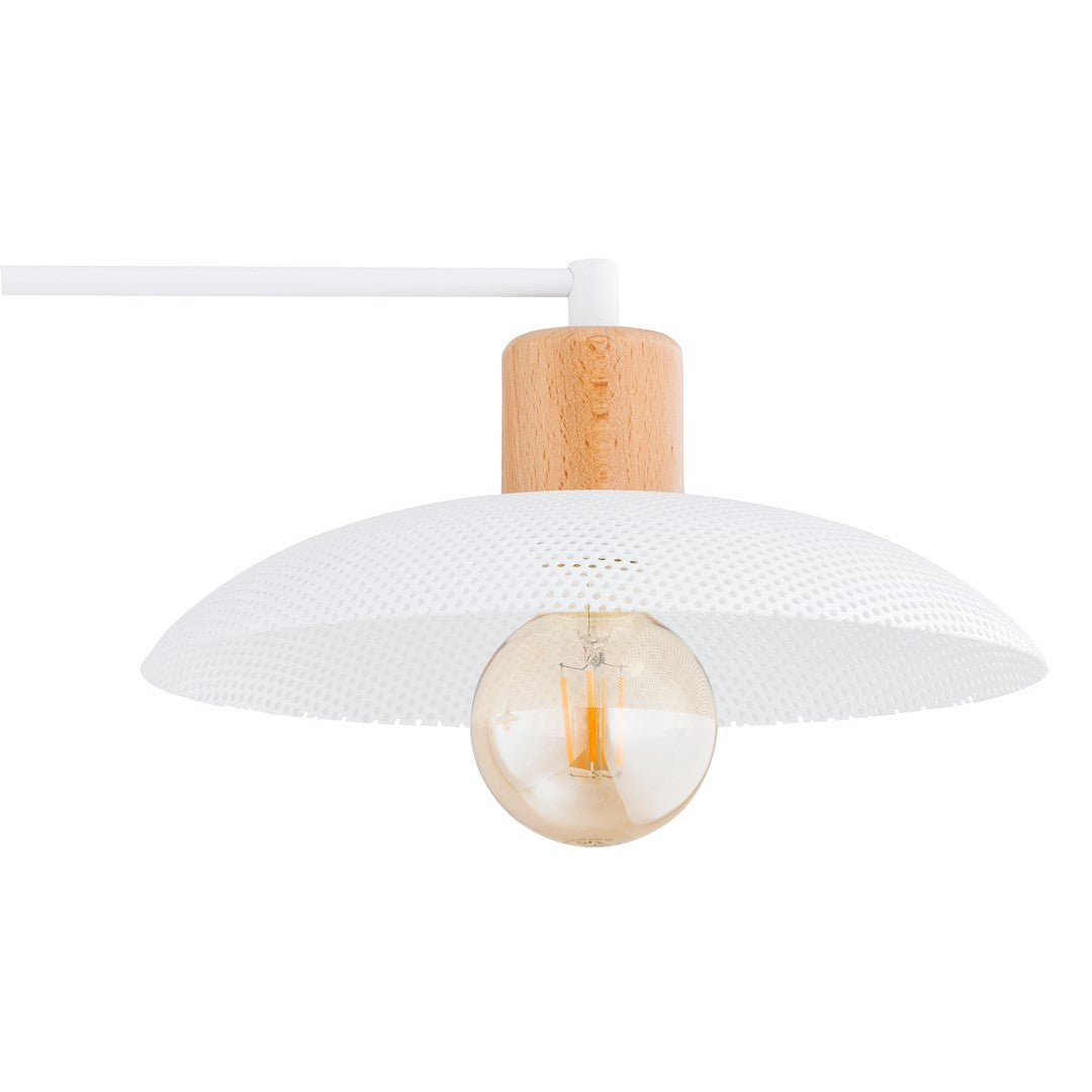 Kobe 2-light white pendant light