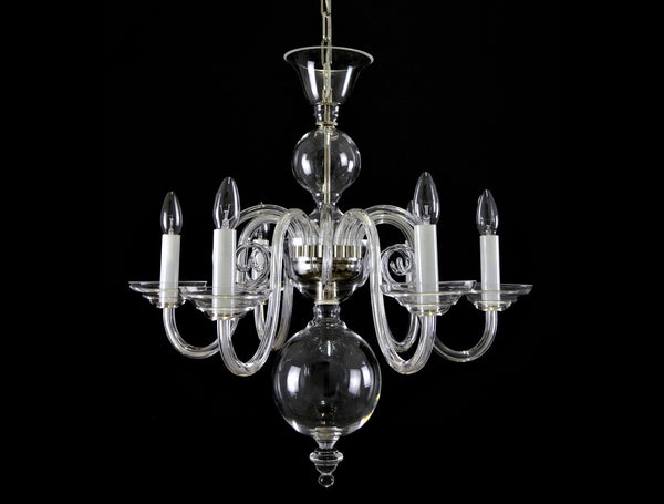Clear glass chandelier LW513060100G