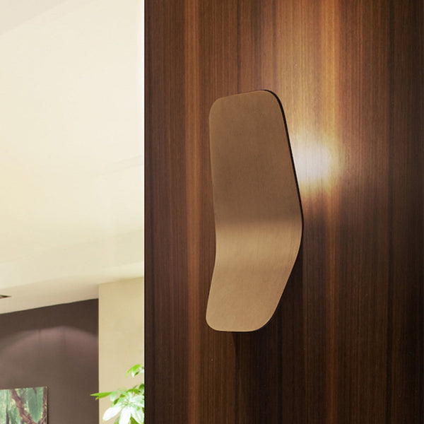 Applique murale LED Ashiya en aluminium, bronze brossé, hauteur 27 cm
