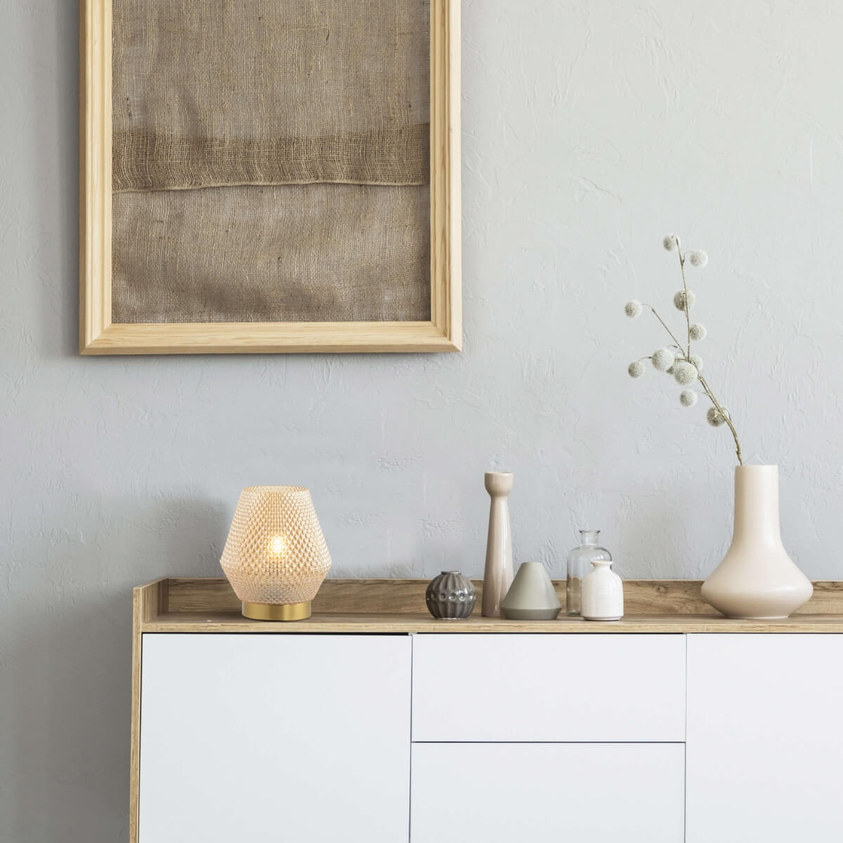 Lampe sur table ZAMBELIS D170 E27 DESIGN Laiton Sans Source 20251