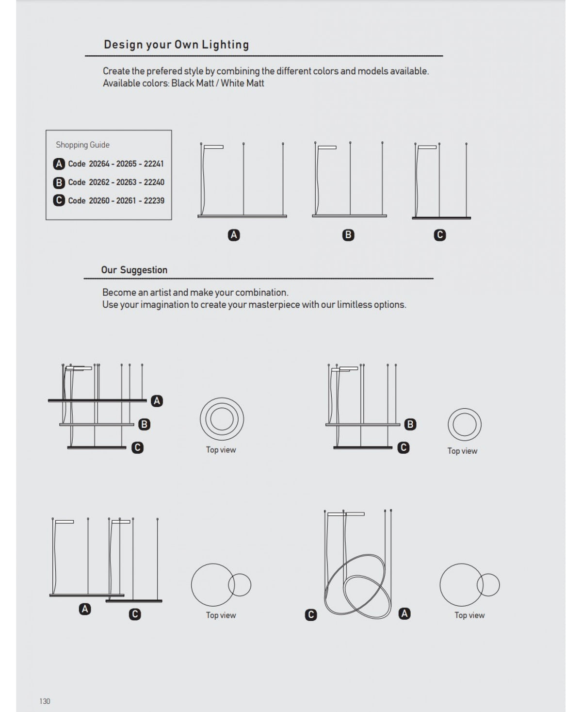 Suspension ZAMBELIS D1200 83W Dimmable DESIGN Blanc Mat 20265