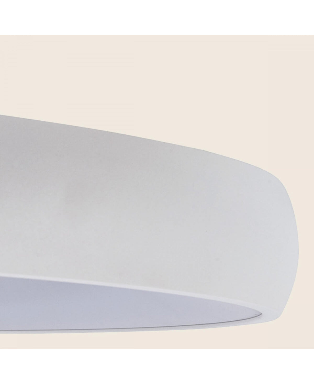Suspension ZAMBELIS D600 50W Dimmable DESIGN Blanc Sable 2053