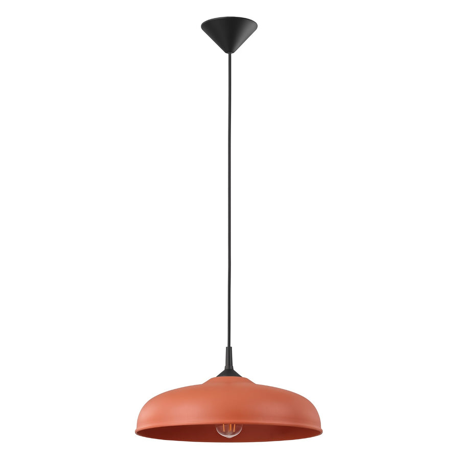 Lampe suspendue GINA Ocre rouge