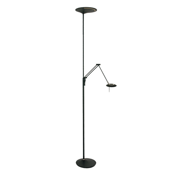 Zodiac LED floor lamp black