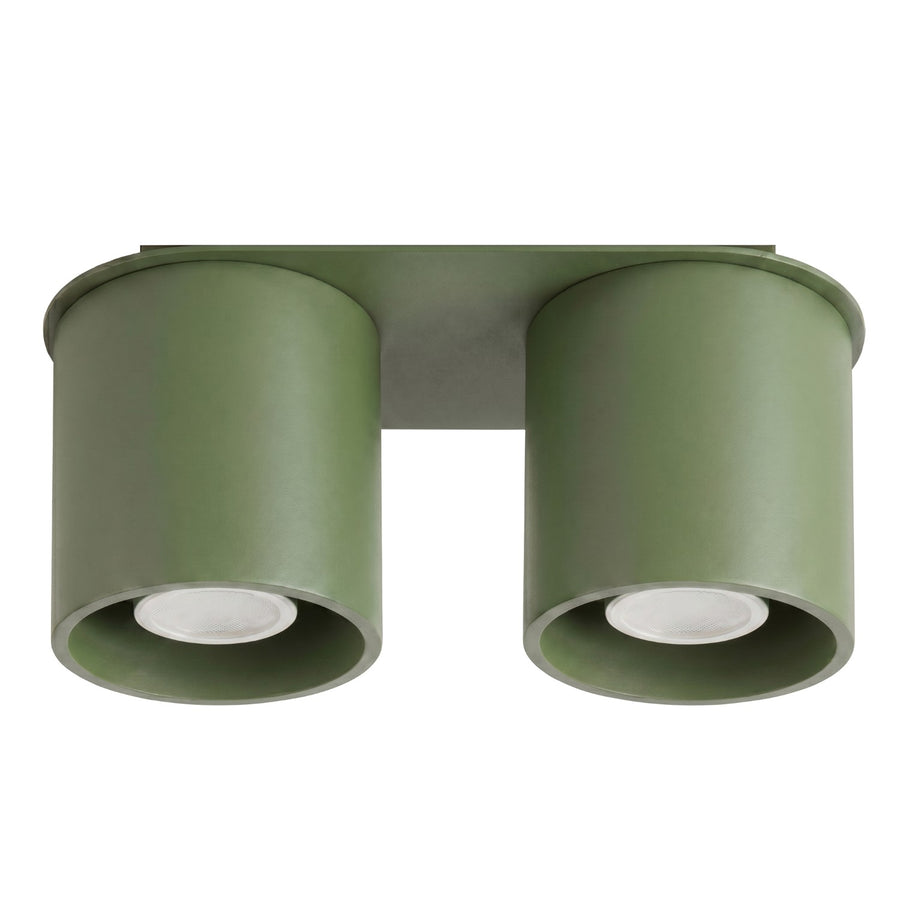 Plafonnier ORBIS 2 Vert olive