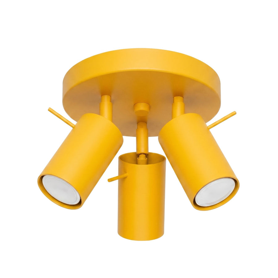 Plafonnier RING 3P Ø 25,7 cm Jaune