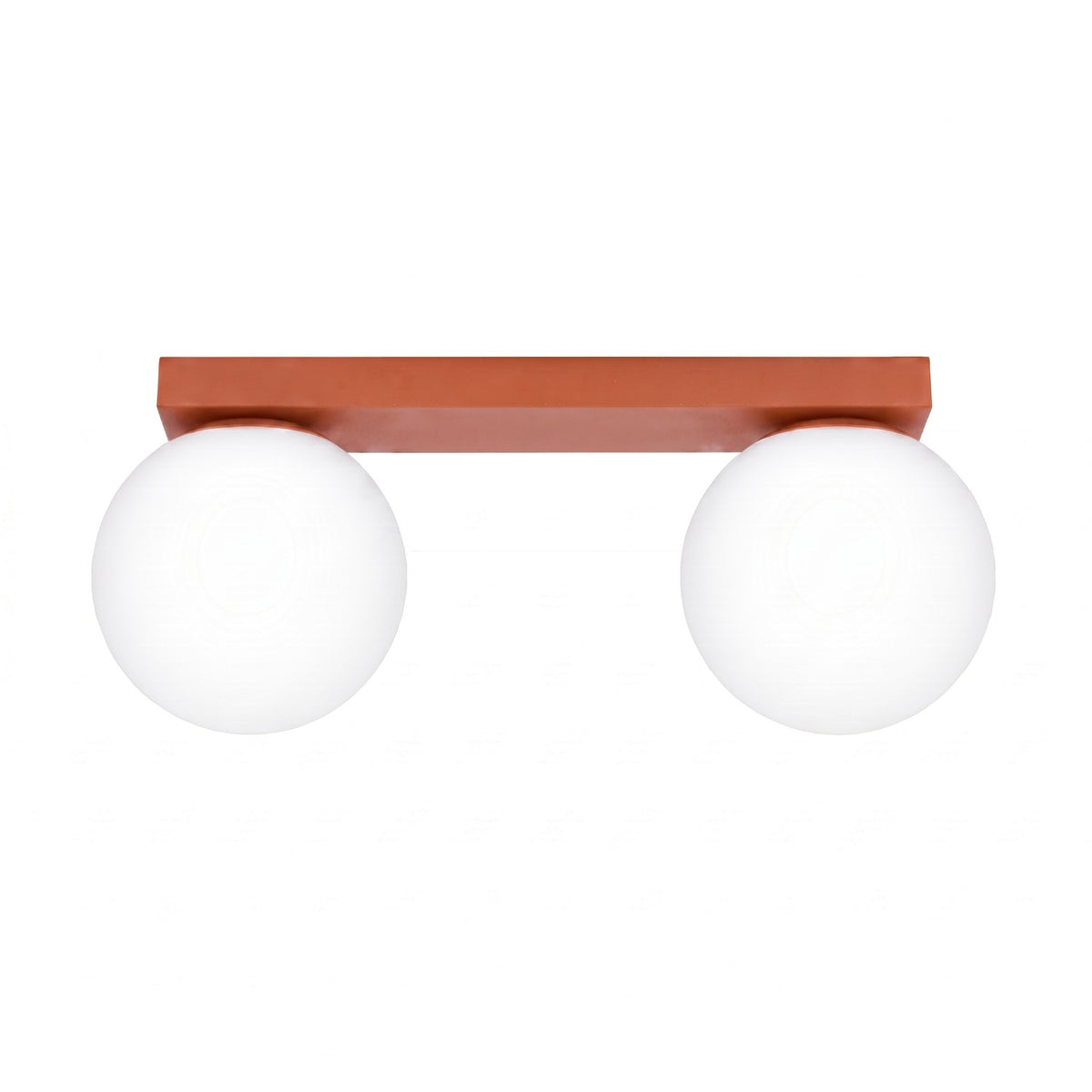 Plafonnier YOLI 2 Ocre rouge
