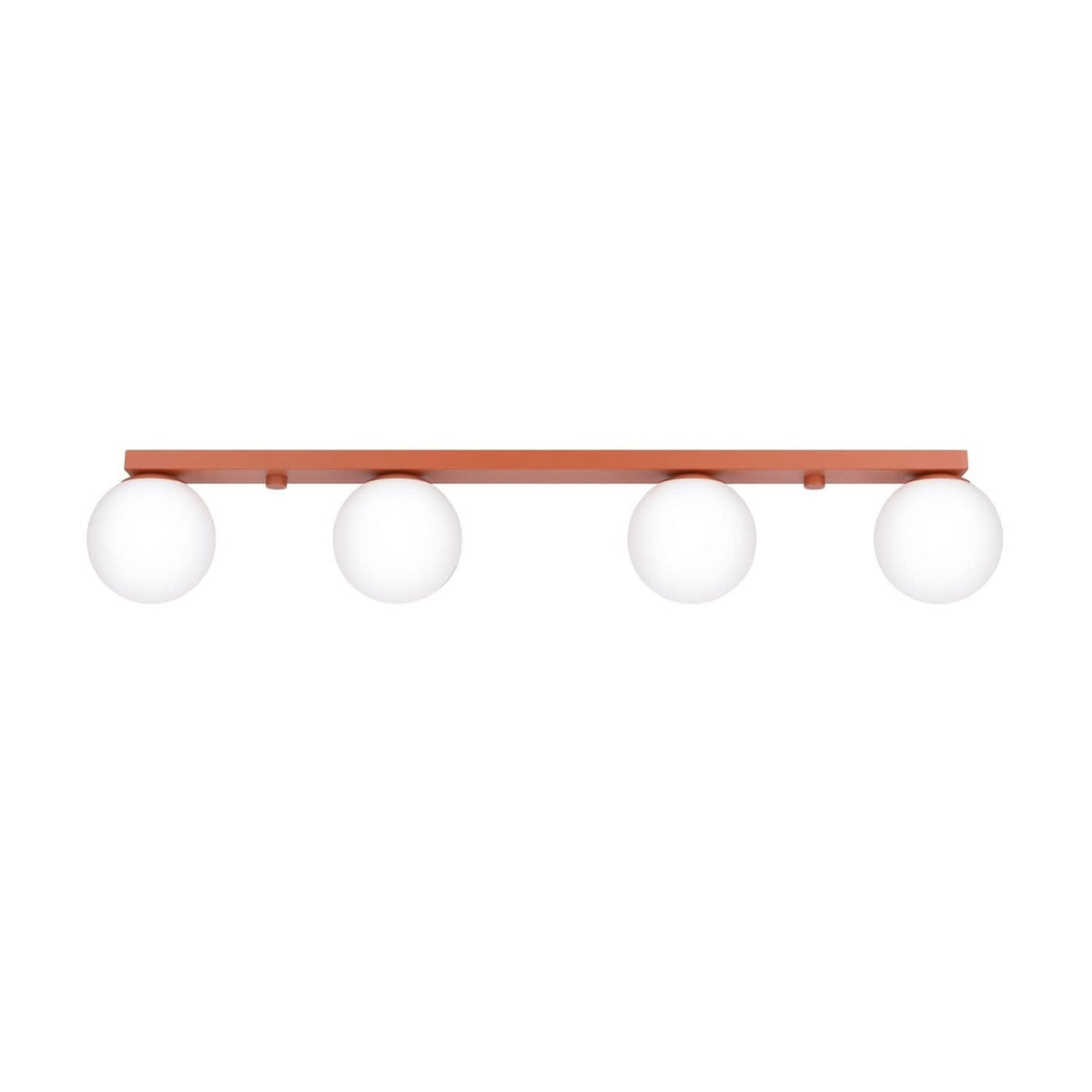 Plafonnier YOLI 4 Ocre rouge