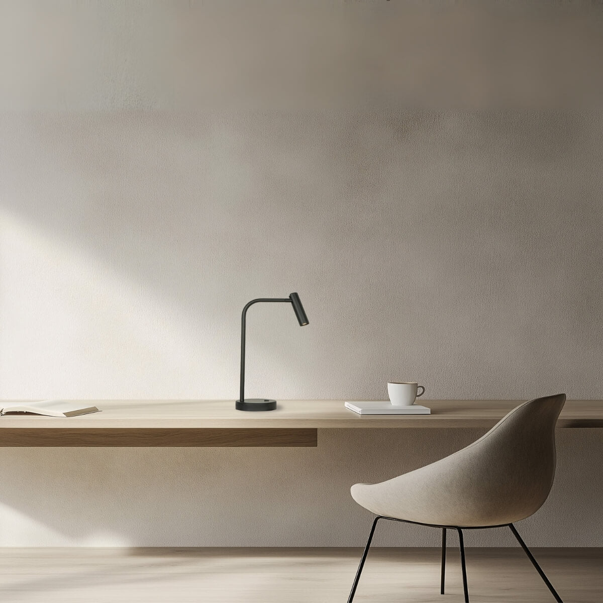 Lampe sur Table ZAMBELIS 2,5W DESIGN Noir Mat 23036