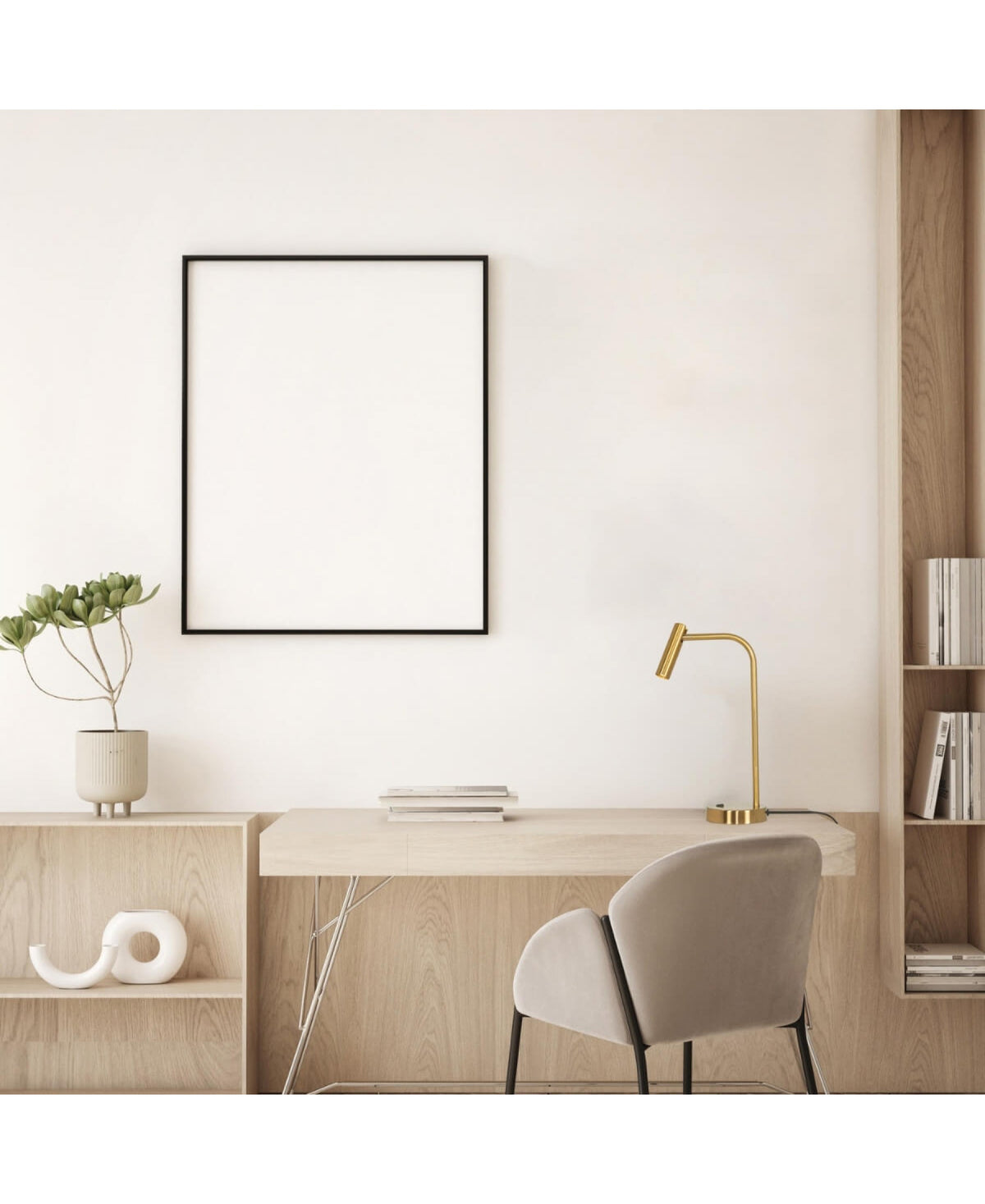 Lampe sur Table ZAMBELIS 2,5W DESIGN Dore Mat 23037