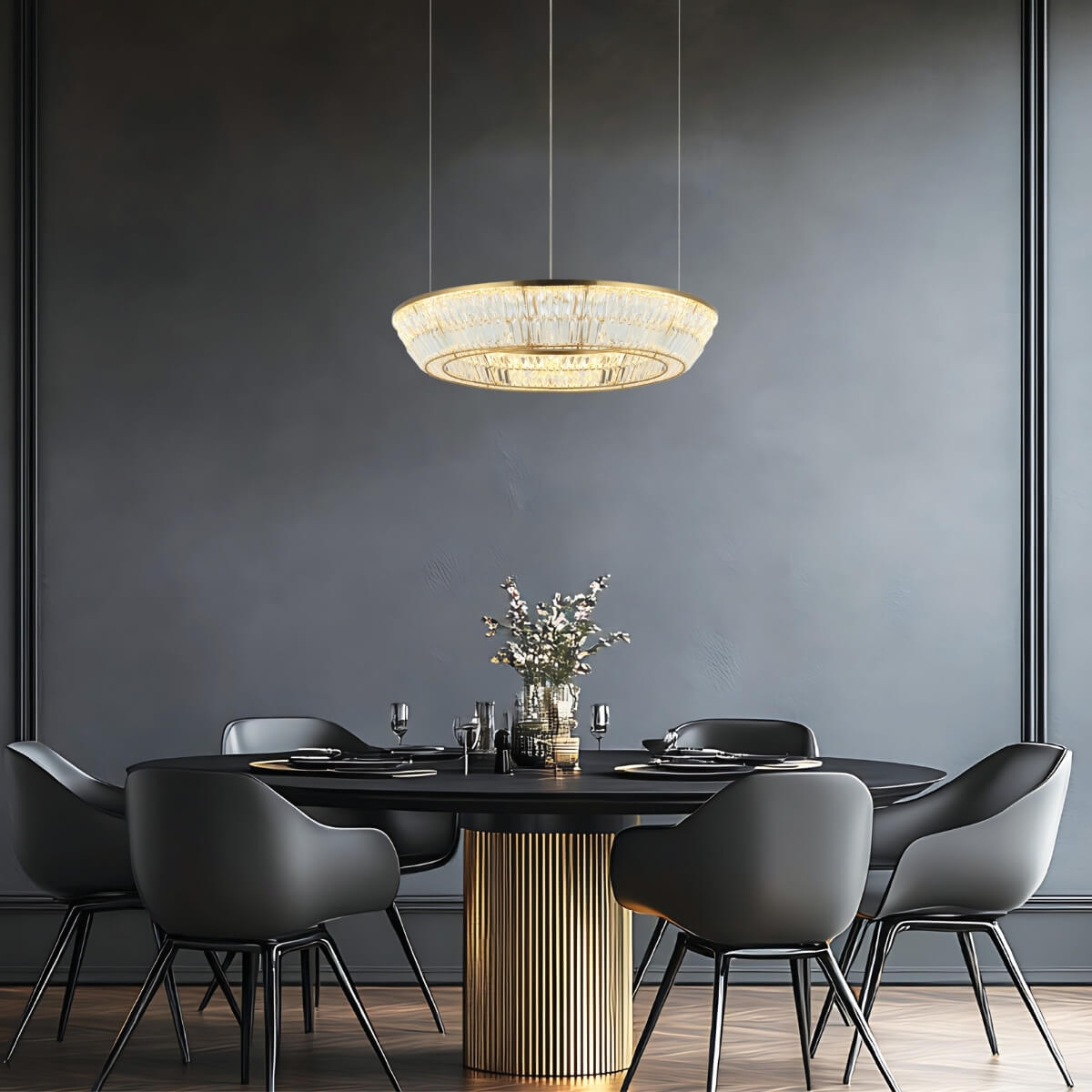 Suspension ZAMBELIS D800 55W Dimmable DESIGN Bronze 23048