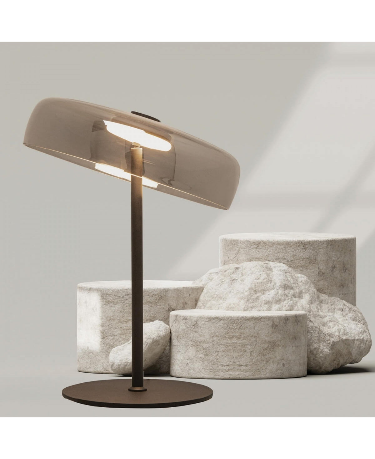 Lampe sur Table ZAMBELIS 15W DESIGN Noir Mat 23054