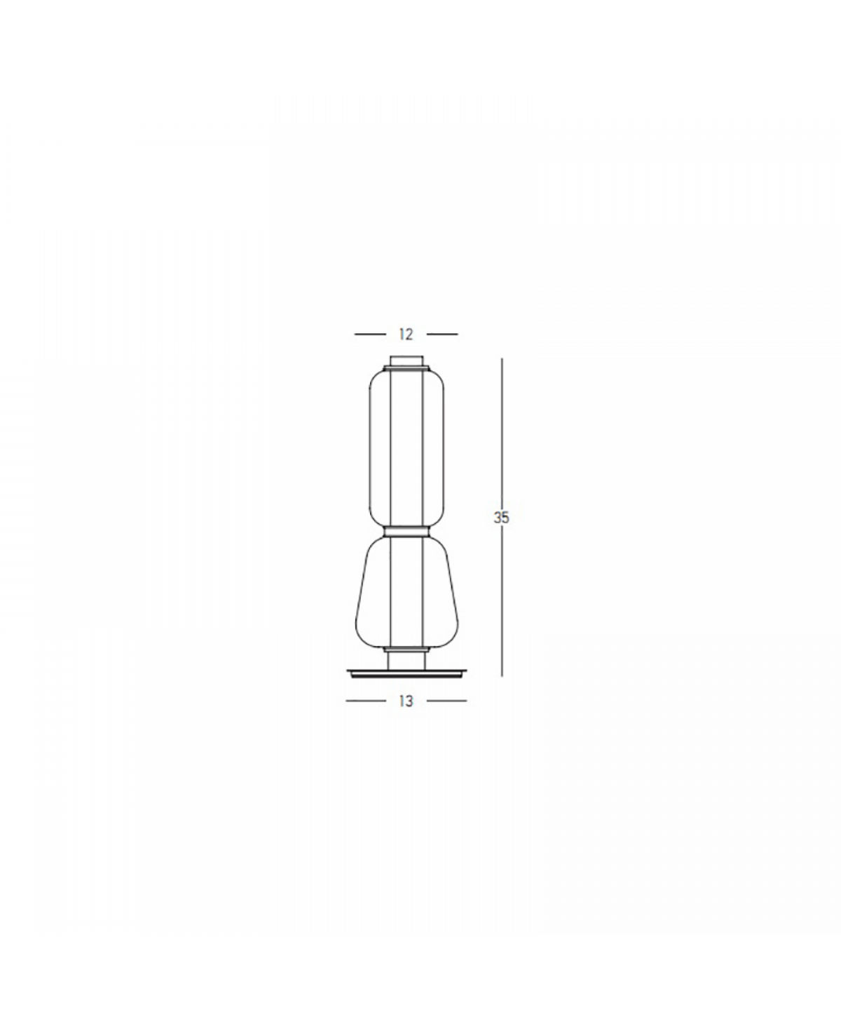 Lampe sur Table ZAMBELIS 7W DESIGN Noir Mat 23061