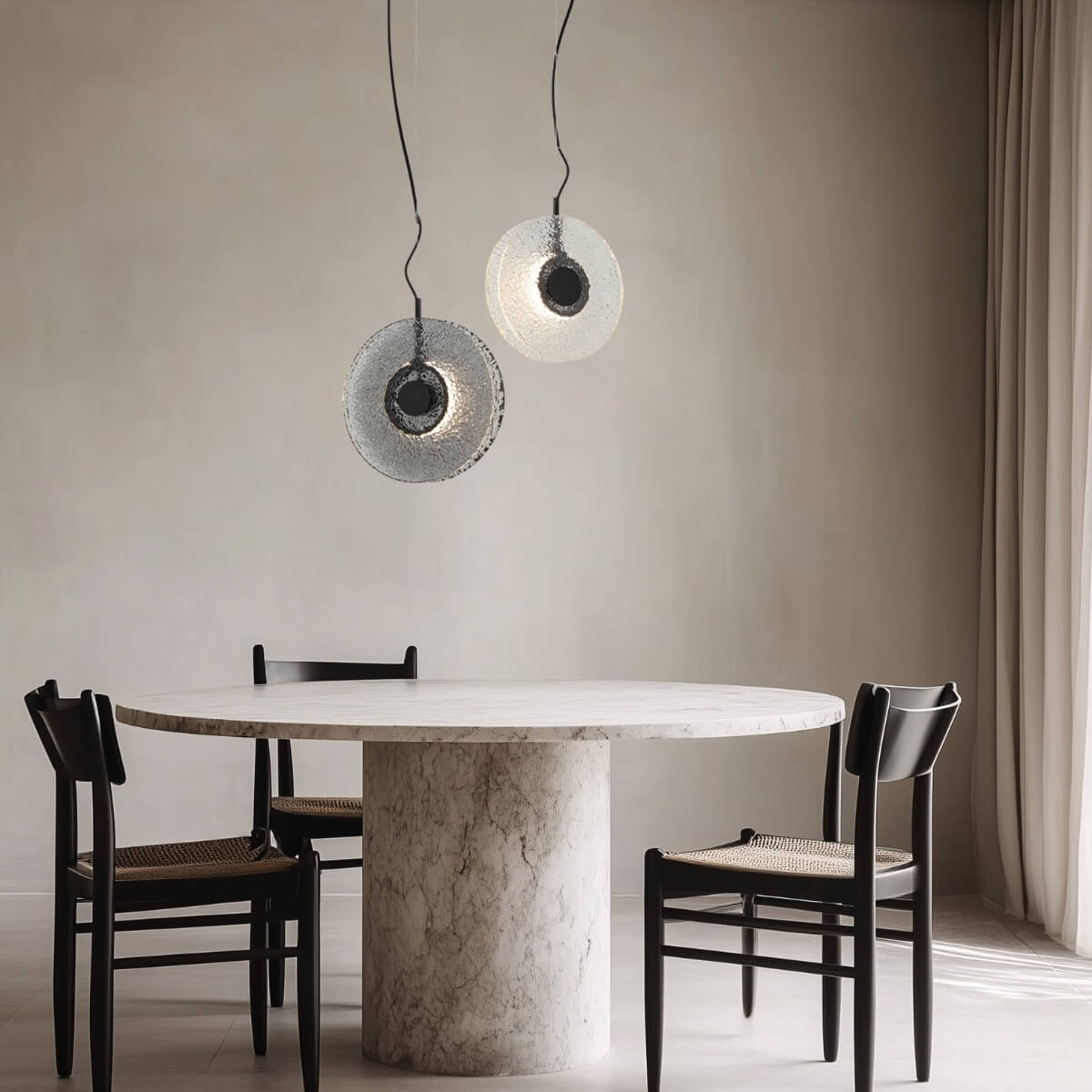 Suspension ZAMBELIS D280 8W DESIGN Noir Mat 23073