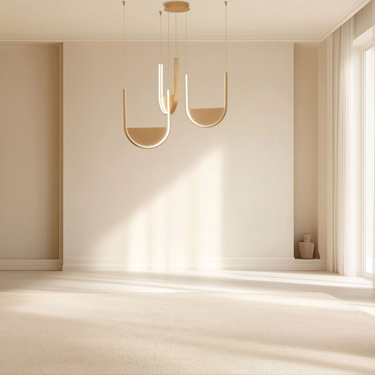 Suspension ZAMBELIS 54W Dimmable DESIGN Or Mat 23169
