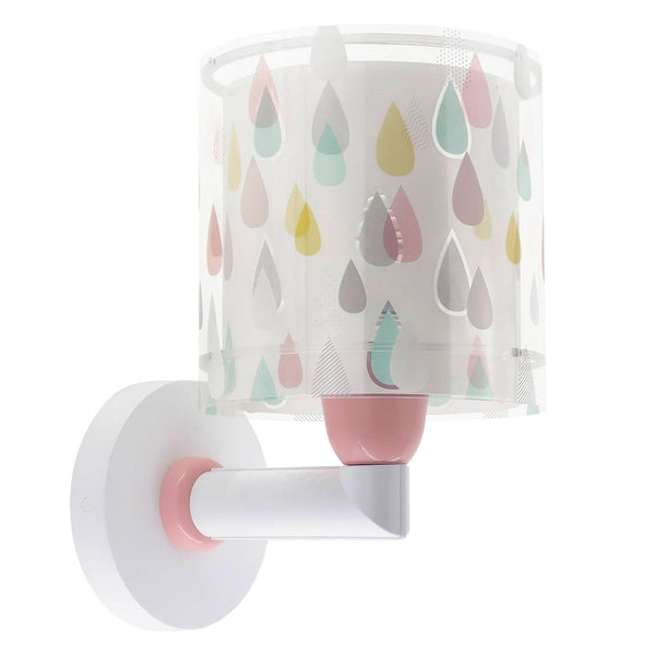 Applique murale Color Rain, blanc, hauteur 24 cm