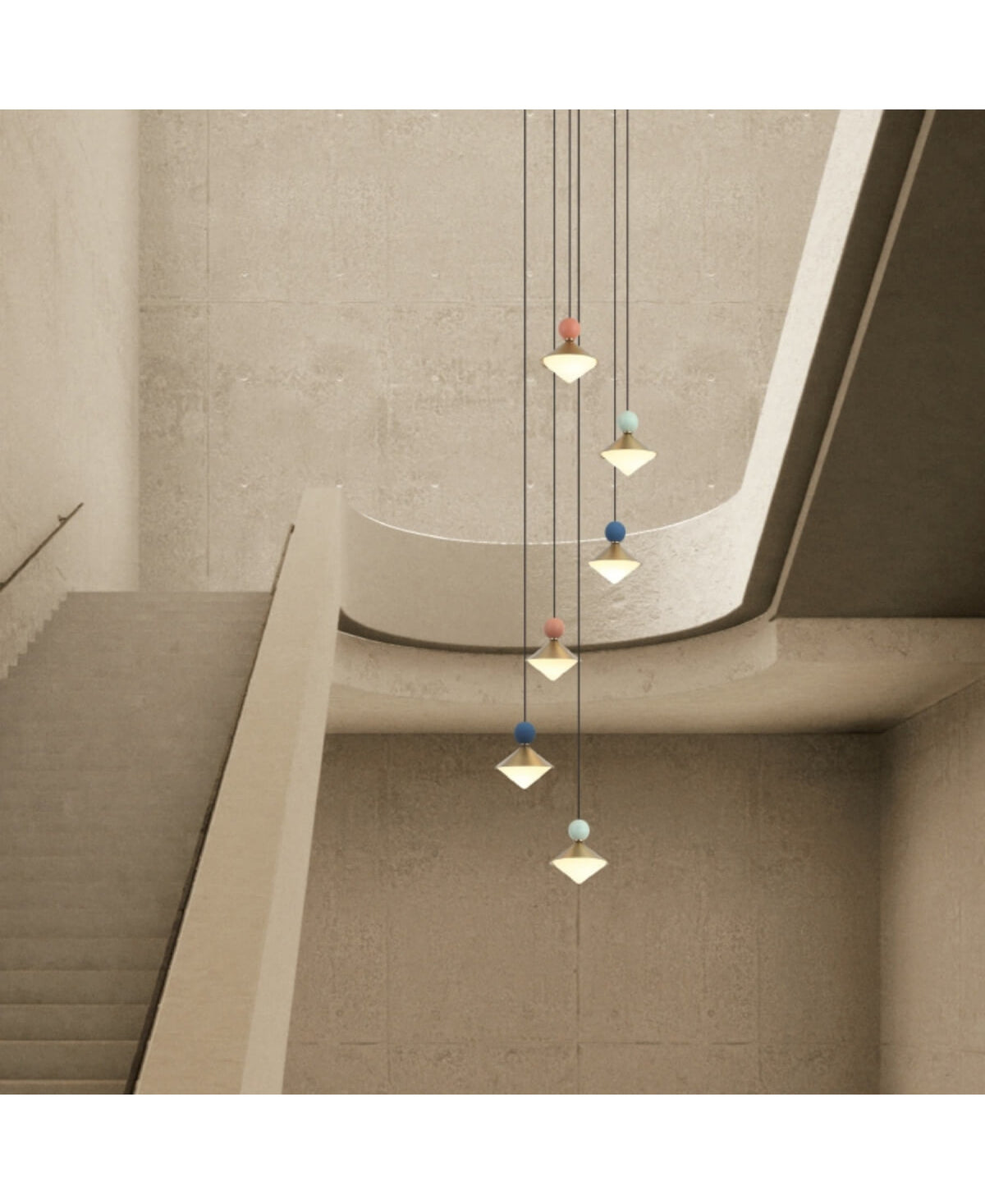 Suspension ZAMBELIS D390 40W Dimmable DESIGN Laiton Brosse 25102