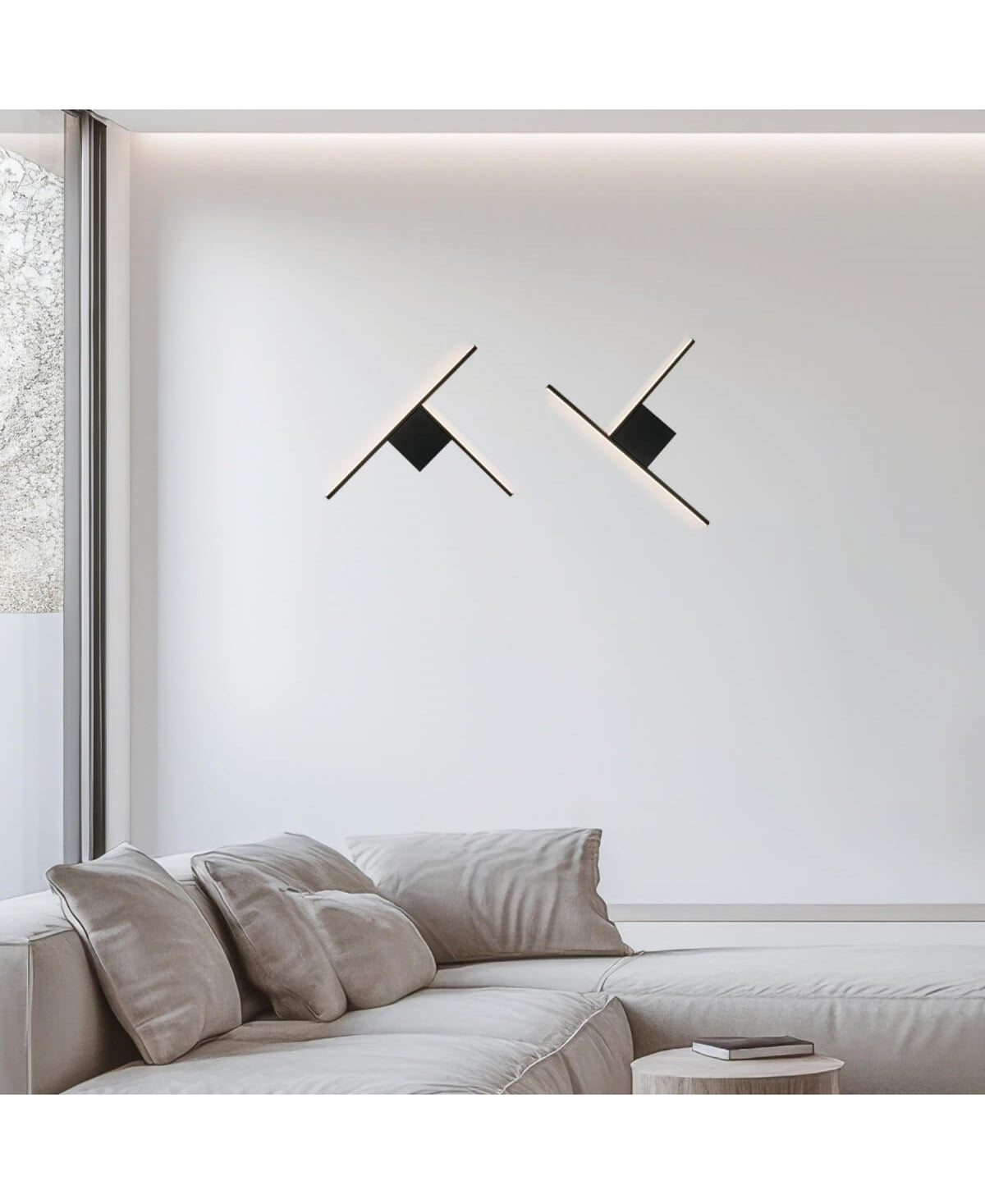 Applique Murale ZAMBELIS 10W Dimmable DESIGN Noir Mat 25148